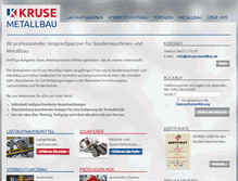 Tablet Screenshot of j-kruse-metallbau.de